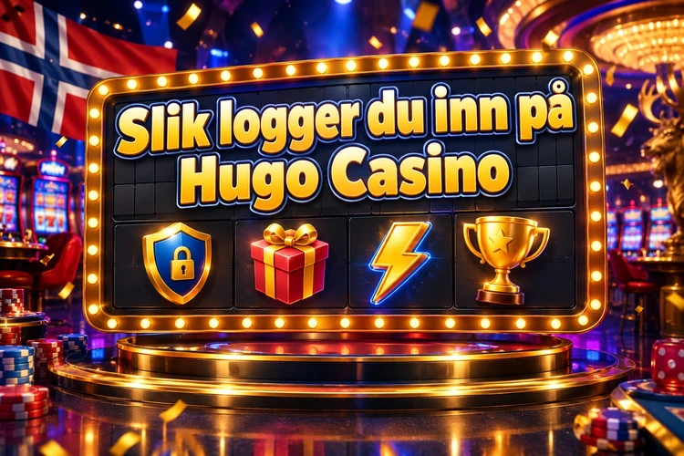 Slik logger du inn på Hugo Casino