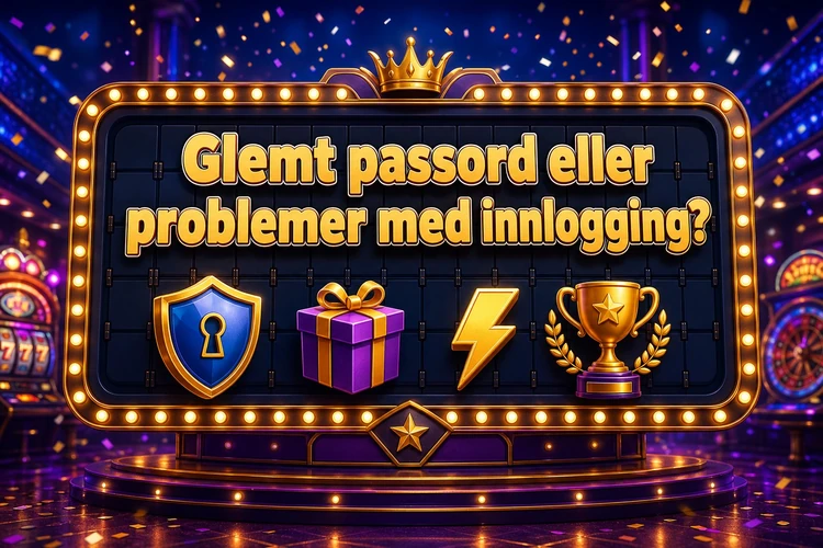 Glemt passord eller problemer med innlogging?